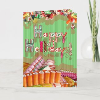 Holiday Candy Card card