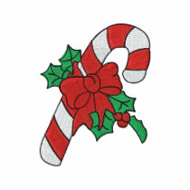 Holiday Candycane embroidered shirts
