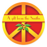 Holiday Canning Labels to Personalize Round Sticker
