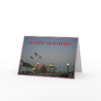 Holiday Card - Rehoboth Beach Bandstand with Chris