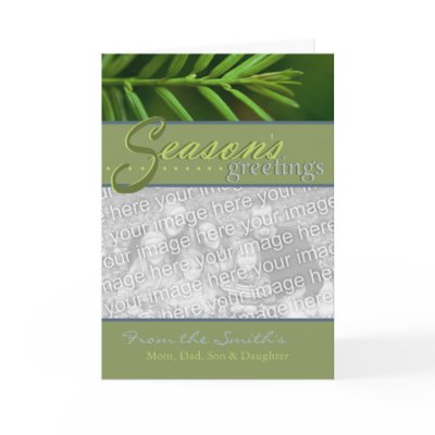 Holiday Card - Season's Greetings - Customized by bkstowell
