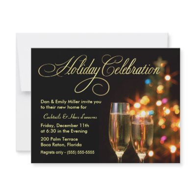Holiday Celebration Party Invitations by SquirrelHugger