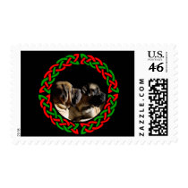 Holiday Celtic Mastiff Postage postage
