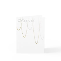 Holiday Cheer Calligraphy cards