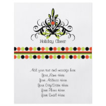 Holiday Cheer flyers by ARTegrity Holiday Cheer flyers