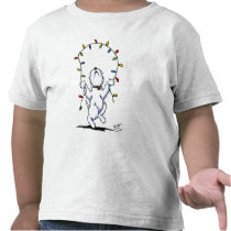 Holiday Cheer Westie Dog (light apparel) Shirt t-shirts