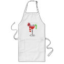 Holiday Cheer with candy canes apron