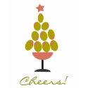 Holiday 'CHEERS!' Olive Tree design - Customized t-shirts by eyecontact Holiday 'CHEERS!' Olive Tree design - Customized t-shirts