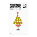 Holiday 'CHEERS!' Olive Tree design postage by eyecontact Holiday 'CHEERS!' Olive Tree design postage