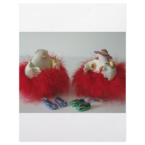 holiday chicks letterhead by Debrene holiday chicks letterhead