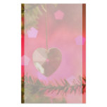 Holiday Christmas Heart Stationery