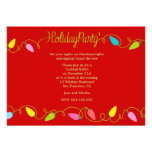 Holiday Christmas Lights Buffet Party Invites