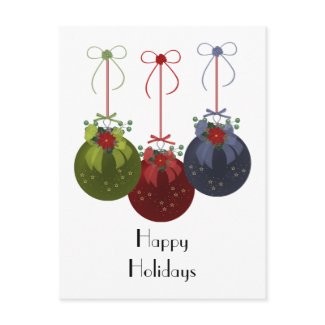 Holiday Christmas Postcard postcard
