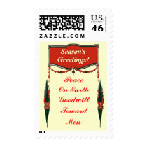 Holiday / Christmas Theme Postage Stamps