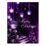 Holiday Christmas Tree Ornaments Postcard