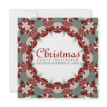 Holiday Circle Fractal Party Invitation