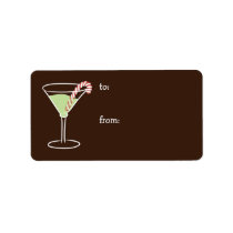 Holiday Cocktail Gift Tag