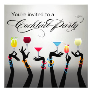 Holiday Cocktail Party Cheers! Personalized Announcement