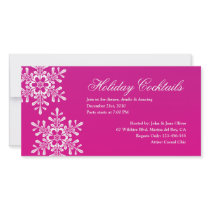 Holiday Cocktails Party Invitation Customized Photo Card