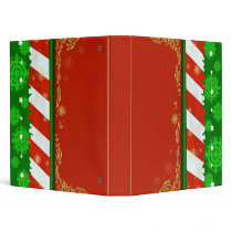 Holiday Colors 3 Ring Binders
