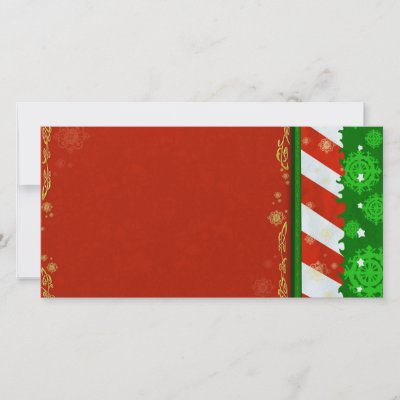 Holiday Colors Custom Photo Card