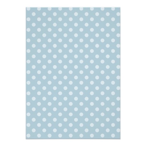 Holiday Cookie Exchange Blue Polka Dot Invitations