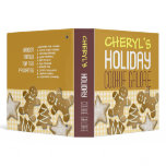 Holiday cookie galore custom recipe organizing binders