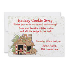 Holiday Cookie Swap Invitation invitation
