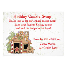 Holiday Cookie Swap Invitation