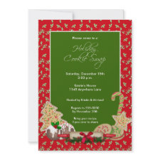 Holiday Cookie Swap Party Invitation invitation