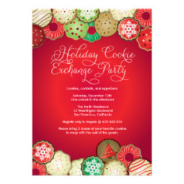 Holiday Cookie Swap Party Invitation