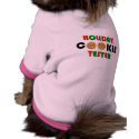 Holiday Cookie Tester Doggie Shirt pet clothing