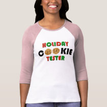 Holiday Cookie Tester Shirt w/name on back