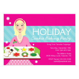 Holiday Cooking Baking Party Invite