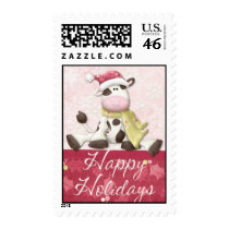 Holiday Cow Stamps