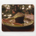 Holiday Cupcake Mousepad mousepad