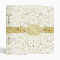 Holiday Damask Photo Book Scrapbook Binder