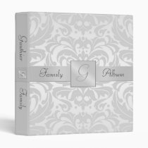 Holiday Damask Photo Book Scrapbook Binder