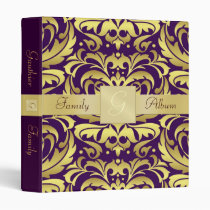 Holiday Damask Photo Book Scrapbook Binder