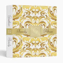 Holiday Damask Photo Book Scrapbook Binder