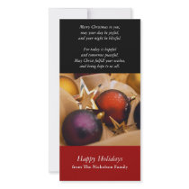 Holiday Decorations Photo Card photo cards