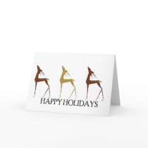 Holiday Deer Greeting Card