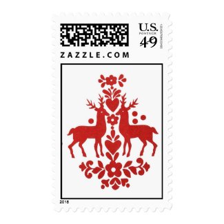 holiday deer postage