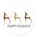 Holiday Deer stickers by Sylinden Holiday Deer stickers