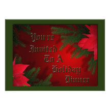 Holiday Dinner Invitation