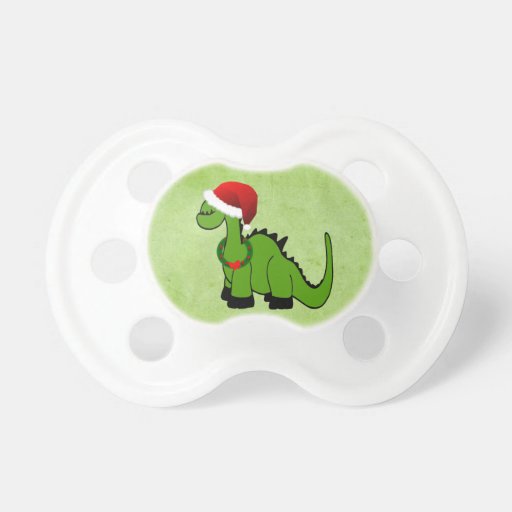 Holiday Dinosaur Baby Pacifier Zazzle