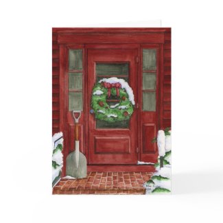 Holiday Door Card card