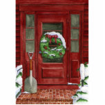 Holiday Door Ornament photo sculptures