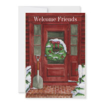 Holiday Door Party Invitation