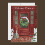 Holiday Door Party Invitation invitations